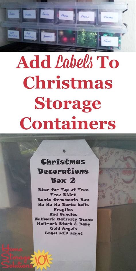 Metal Christmas Storage Containers, Set of Two, Choose Your Style